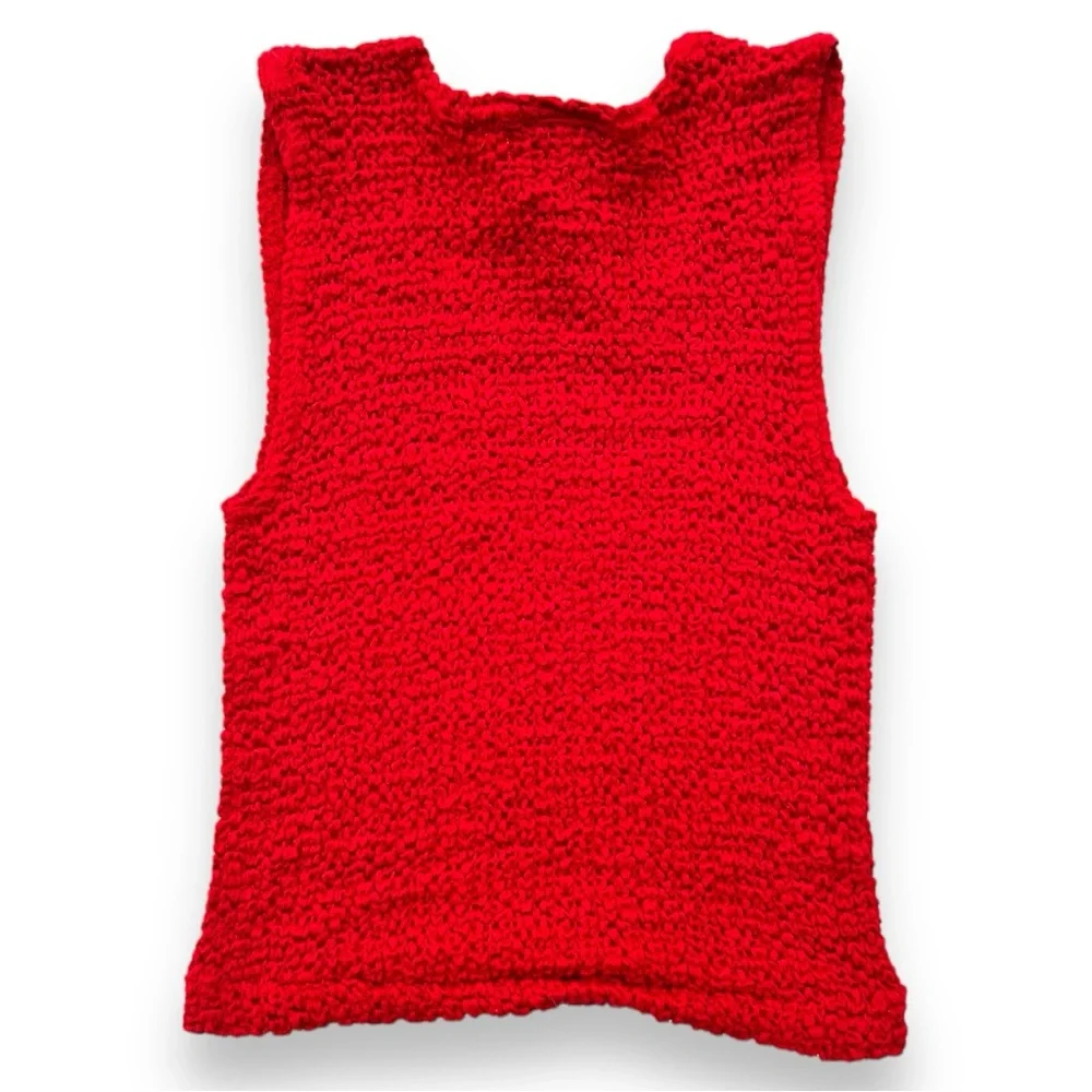 Red Ruched Hot Top - Picture 2 of 3